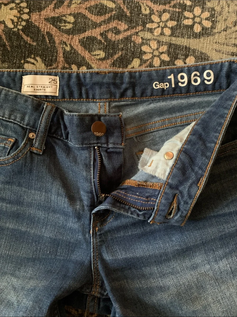 Gap Womens Real Straight Denim Jean Shorts